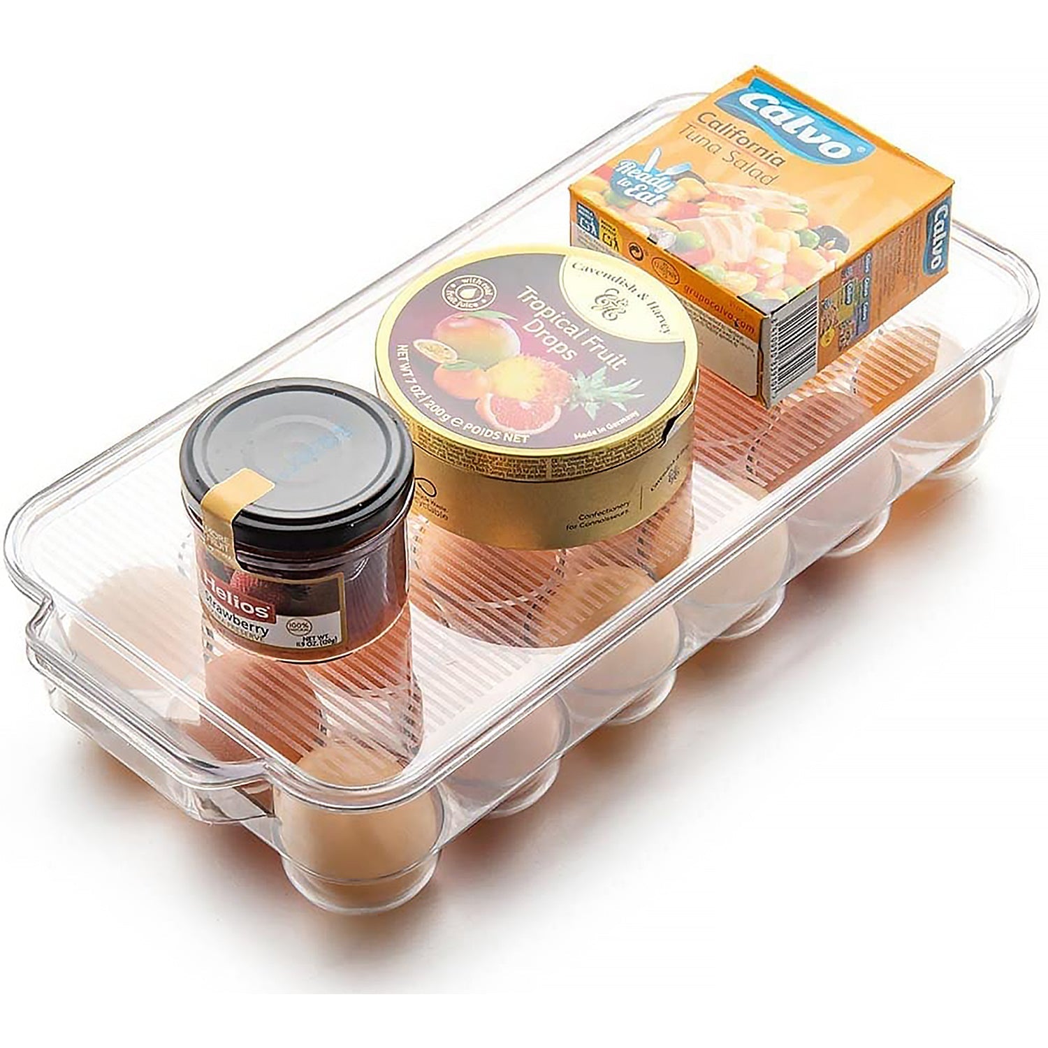 Plastic 18 Cavity Egg Storage Box Or Egg Trays For Refrigerator With Lid & Handles High Quality, Rectangular Egg Tray Box For 18 Egg (1 Pc) Plastic 18 Cavity Egg Storage Box Or Egg Trays For Refrigerator With Lid & Handles High Quality, Rectangular Egg Tray Box For 18 Egg (1 Pc)